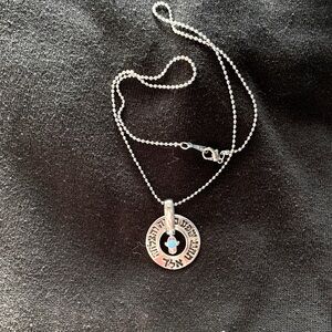 Jewish Silver Hamsa 🪬 Necklace
